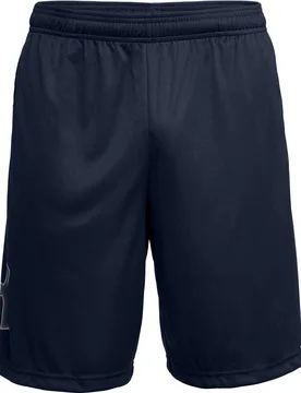 Mens Tech Shorts (Academy Blue/steel) - Dark Navy - Size Small - Under armour - FashionsVida