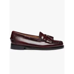Womens Wine Leather WEEJUN Esther Kiltie Loafer - Female - Red - EU 36 UK 3