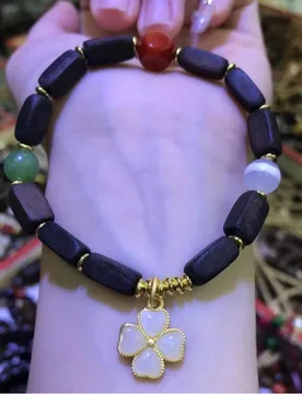 Dala Gan Irregular Bead , Summer Agarwood Wood Bracelet, Hand-Cranked Chinese Style Jewelry for Women - Aliexpress - FashionsVida