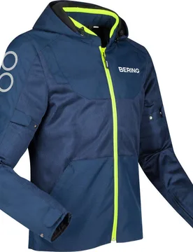 Giubbotto Moto PROFIL Navy Fluo taglia XL - Bering - FashionsVida