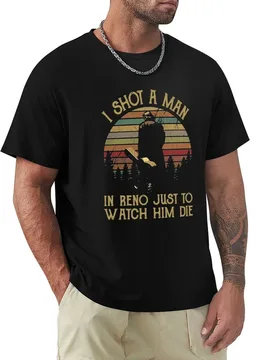 I shot a man in Reno just to watch him die shirt T-Shirt Breathable Mesh Panel T-Shirt - Aliexpress - FashionsVida