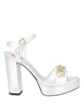 Sandale Damen Silber 37,39,40 Damen - LOVE MOSCHINO - FashionsVida