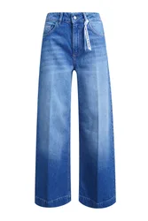 WIDELEG DENIM PANTS female