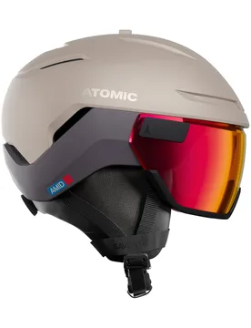 Casque de ski Savor GT Amid Visor Photo Sand für Herren aus Wolle Größe 55-59 cm Grau - Atomic - FashionsVida