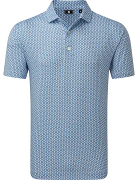 Polo Vegas Marker Lisle, hellblau/weiss m - FootJoy - FashionsVida