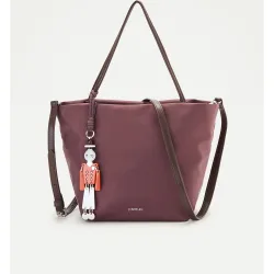 Jo & Mr. Joe - Bolso shopping de nylon con charm
