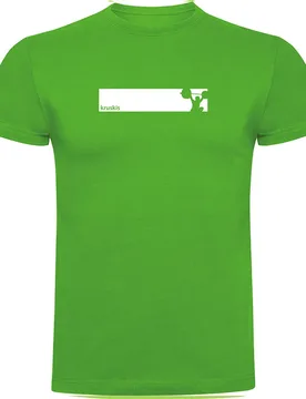 T-shirt à Manches Courtes Train Frame Green XL - Kruskis - FashionsVida