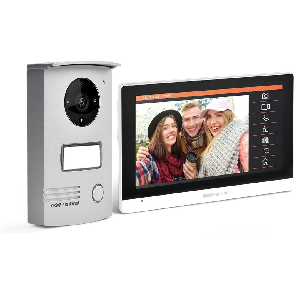 Videoportero con cable Táctil VisioDoor+ 18 cm (7") - SCS SENTINEL - FashionsVida