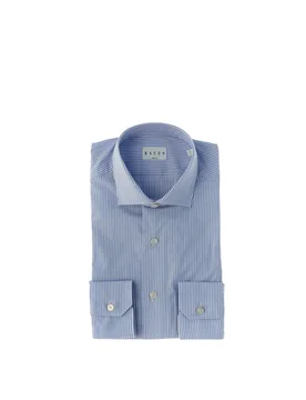 Camicia a righe AZZURRO CHIARO 43 - Xacus - FashionsVida