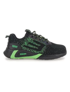 Scarpe antinfortunistiche nero e verde 170 S3S SR 42 - BLU STAR - FashionsVida