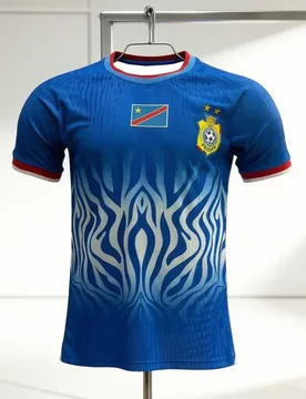 Summer Congo Fan Football Jersey T-shirt 3D Printed Parent-child Breathable Quick Drying Top Short Sleeved Shirt - Aliexpress - FashionsVida