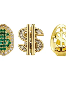 Iced Out Grillz Teeth Caps Hip Hop Bling Tooth Cover Gold Letter Mouthpiece Fashion Jewelry Accessories Wholesale - Aliexpress - FashionsVida