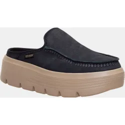 Zuecos de mujer con platadorma en piel