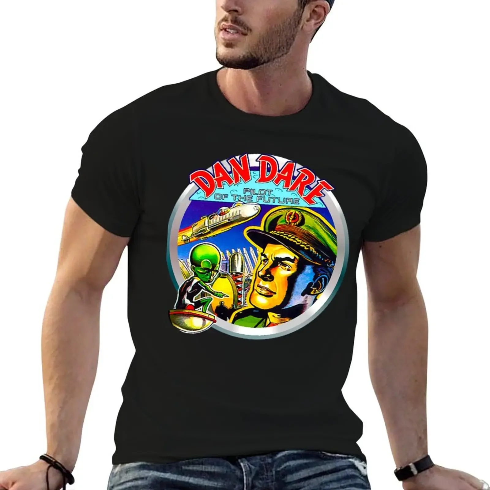Dan Dare T-Shirt Basic Regular Fit Casual T-Shirt - Aliexpress - FashionsVida