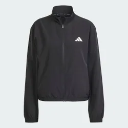 Giacca da riscaldamento Train Essentials 3-Stripes Woven S Black / White