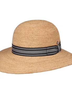 Raffia Crochet Floppy Hat by - nature - Damen - Size: One Size - Lierys - FashionsVida
