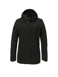 Giacca in pile da donna Style Enixa Hoodie nero 44