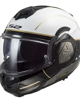 Casco Modulare Omologato P/J FF906 ADVANT Iron Bianco Op taglia M - LS2 - FashionsVida