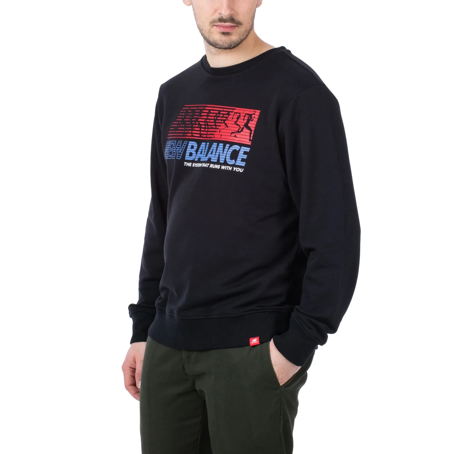 New Essentials Speed Crew Black S Herren - Balance - FashionsVida