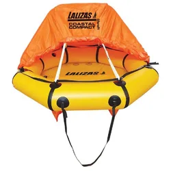 Coastal Compact 6p Liferaft Yellow / Orange 6 Places unisex