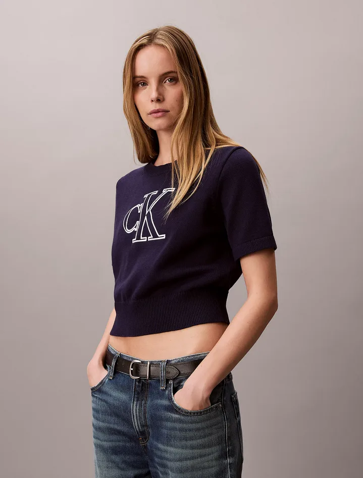 Maglia donna evening blue - Calvin Klein - FashionsVida