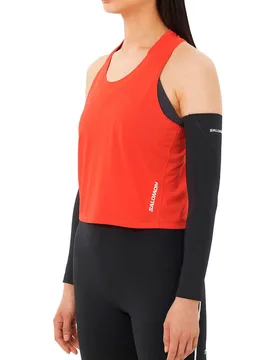 Sense aero camiseta tirantes running Rojo (M) - Salomon - FashionsVida
