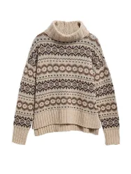 Rollkragenpullover creme 38 Damen