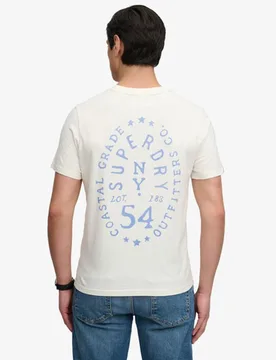 Superdry Herren Lo-fi Dockside T-shirt White - Größe: S - 39.99 - FashionsVida