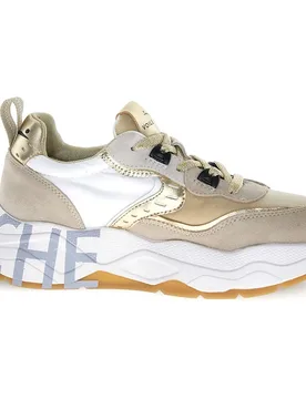 Sneaker Club105 Light Beige / Platinum EU 41 - Voile Blanche - FashionsVida