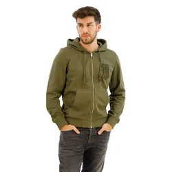 Felpa Con Zip Ginn K10 Forest / Green S