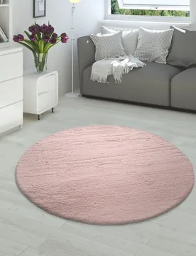 Hochflor-Teppich RABBIT 780 Pink Rund - Paco Home - FashionsVida