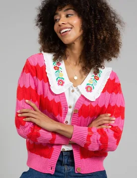 Womens Hermitage 100% Organic Cotton Knit Cardigan - - Size: M - Kite Clothing - FashionsVida