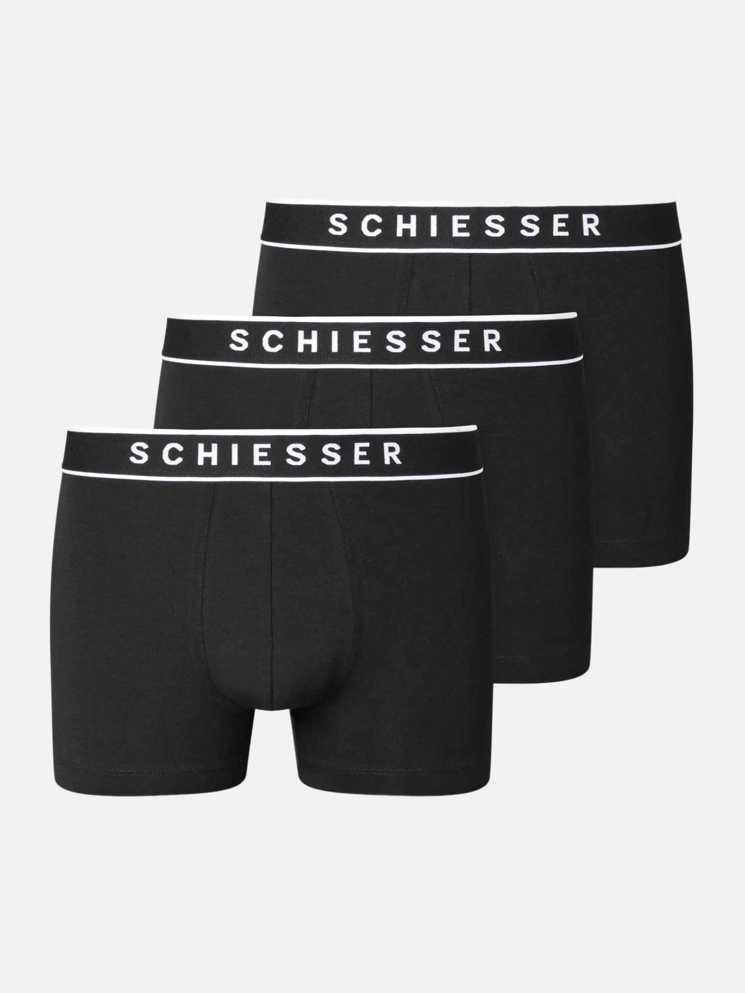 Boxershorts 3er-Pack Schwarz L - Schiesser - FashionsVida