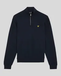 Men's Loopback 1/4 Zip Sweatshirt Plus in Dark Navy