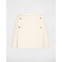 Falda-pantalón corta de tweed ajustada