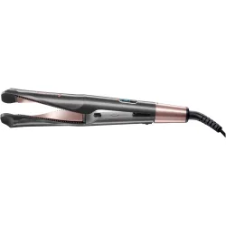 Plancha de pelo 2 en 1 Curl & Straight Confidence riza y alisa gracias a sus placas en espiral con cerámica y turmalina anti