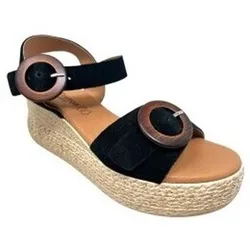 Espadrilles 3777 Schwarze Damensandale 36;37;38;39;40;41 Female