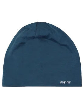 Mütze Ringsted Wool-Mix Uni dunkelblau B - Meru - FashionsVida