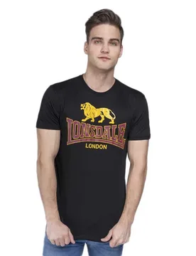 T-shirt à Manches Courtes Taverham Black 3XL - Lonsdale - FashionsVida