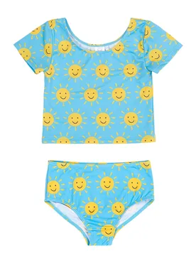 Kids 85% Recycled Polyester Talia Tankini - Frugi - FashionsVida