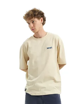 T-shirt à Manches Courtes Long Dog Bone 2XL - Hydroponic - FashionsVida