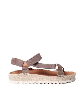 Pons Sandales Brit-a Taupe EU 42 - Toni - FashionsVida