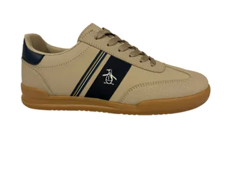 Gaz Mens Beige/navy Trainers - Size Uk 12