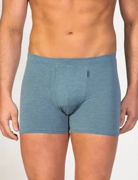 Bóxer de punto de hombre de hilo de soja con abertura - ZD - FashionsVida