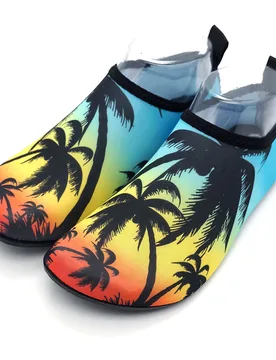De hombres con de mujeres de secado rápido transpirable con estampado Zapatillas de agua & pareja playa Zapatos para playa paseo con deportes acuáti - Shein - FashionsVida
