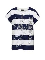 Doris Streich T-Shirt blu 48