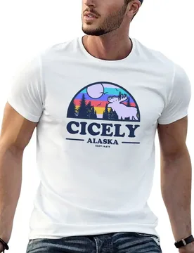 Cicely Alaska T-Shirt essential t shirt t shirt man designer t shirts for man graphic funny T-shirt - Aliexpress - FashionsVida
