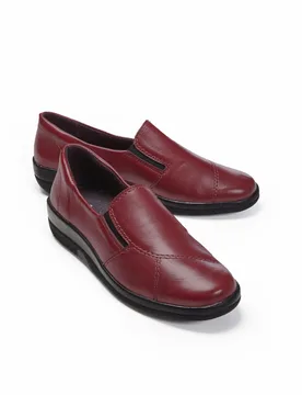 Hallux-Slipper-Thermoleicht - Bordeaux - female - Size: 38 - Avena - FashionsVida