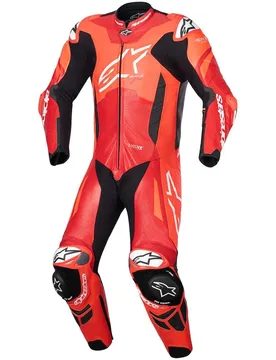 Tuta Moto Intera GP PLUS V4 SPRINT 1PC Rosso Flu taglia 52 - Alpinestars - FashionsVida