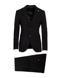Anzug Herren Schwarz 46 Herren